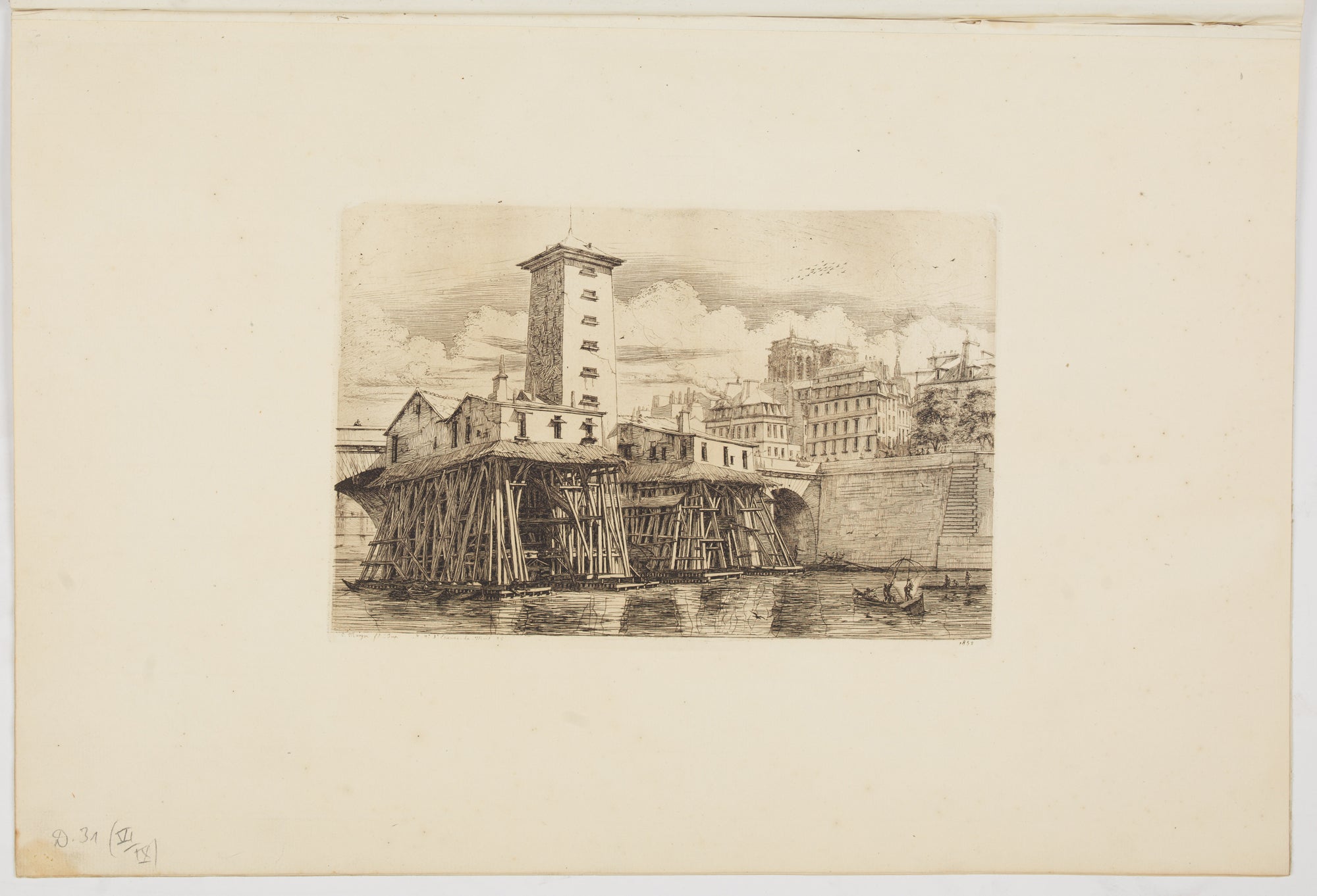 Eaux-fortes sur Paris, vers 1850-1854
