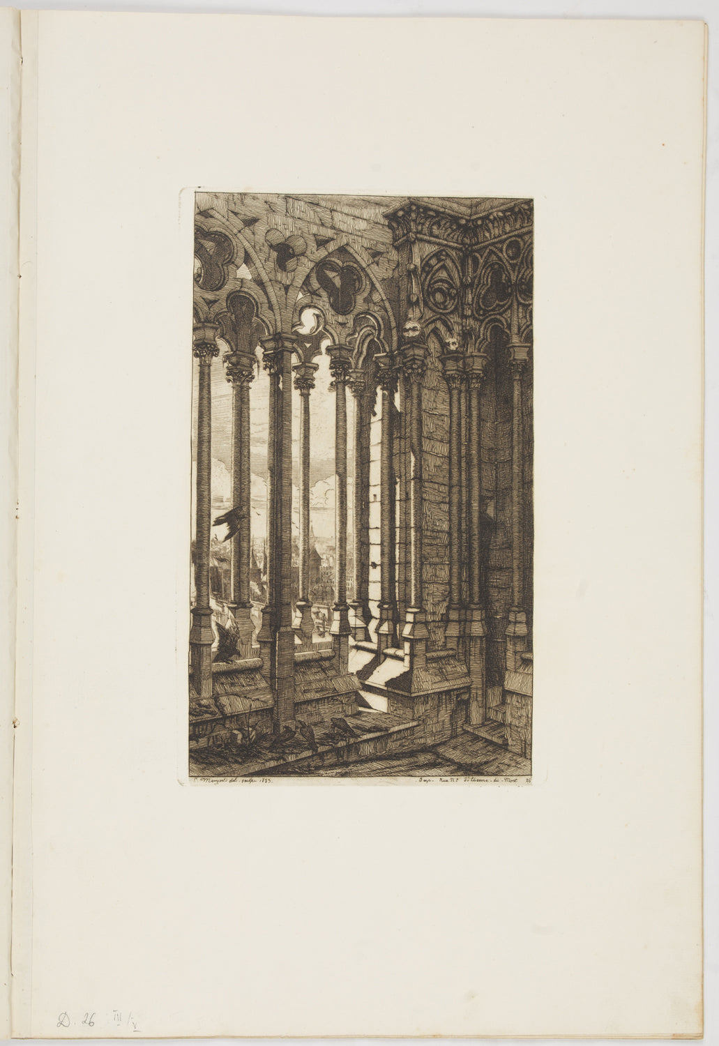 Eaux-fortes sur Paris, vers 1850-1854