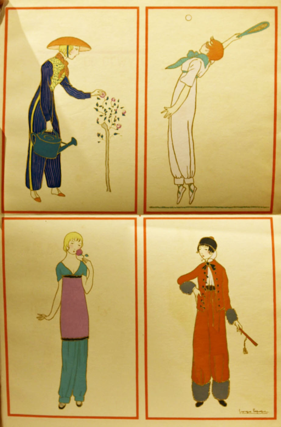 Celles de demain. Les Choses de Paul Poiret vues par Georges Lepape. 1911.