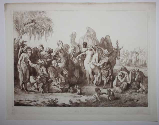 Femmes circassiennes exposées en vente.