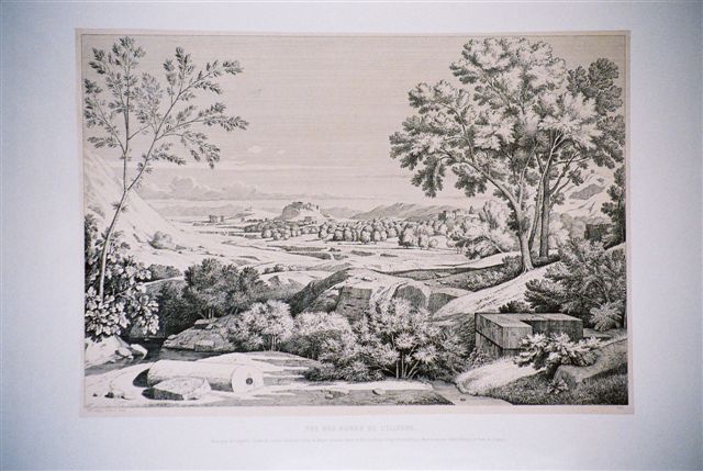 Vue des bords de l'Ilissus. 1846.