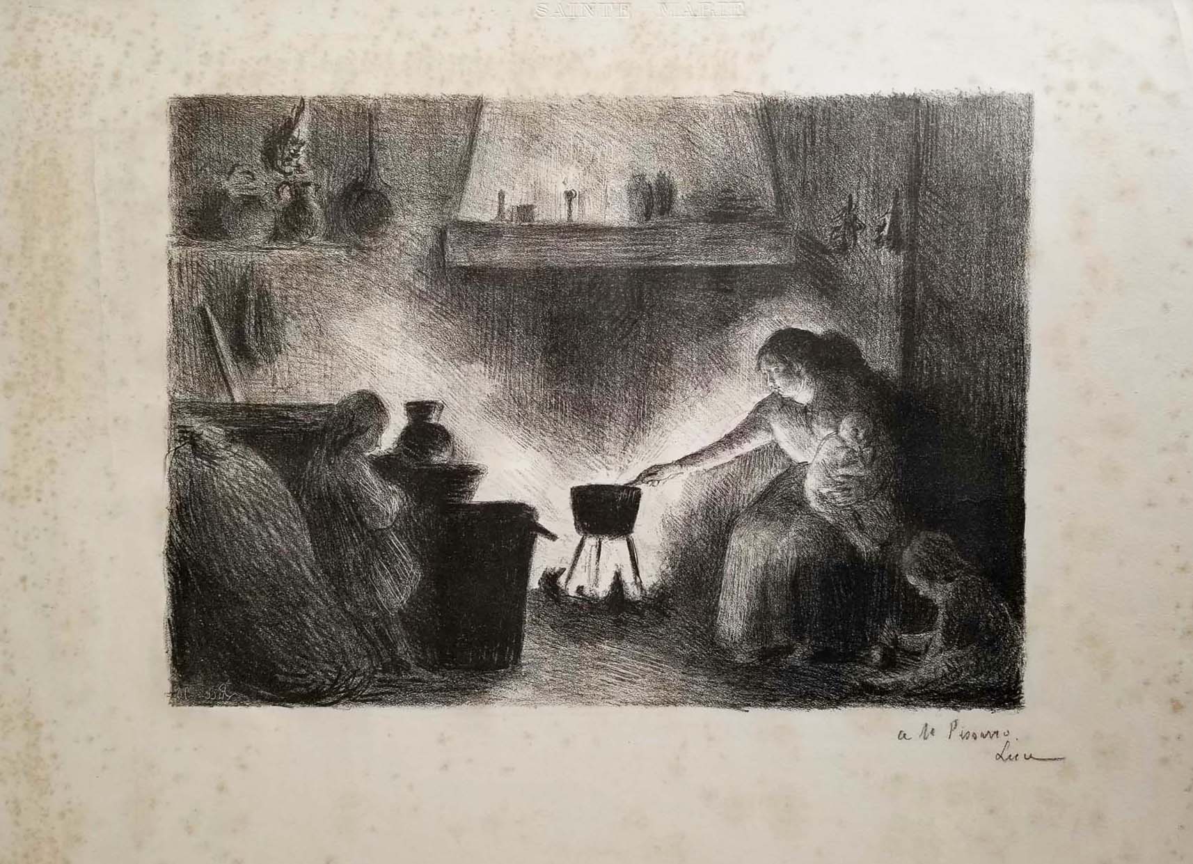 La Soupe à la Veillée. c.1900.