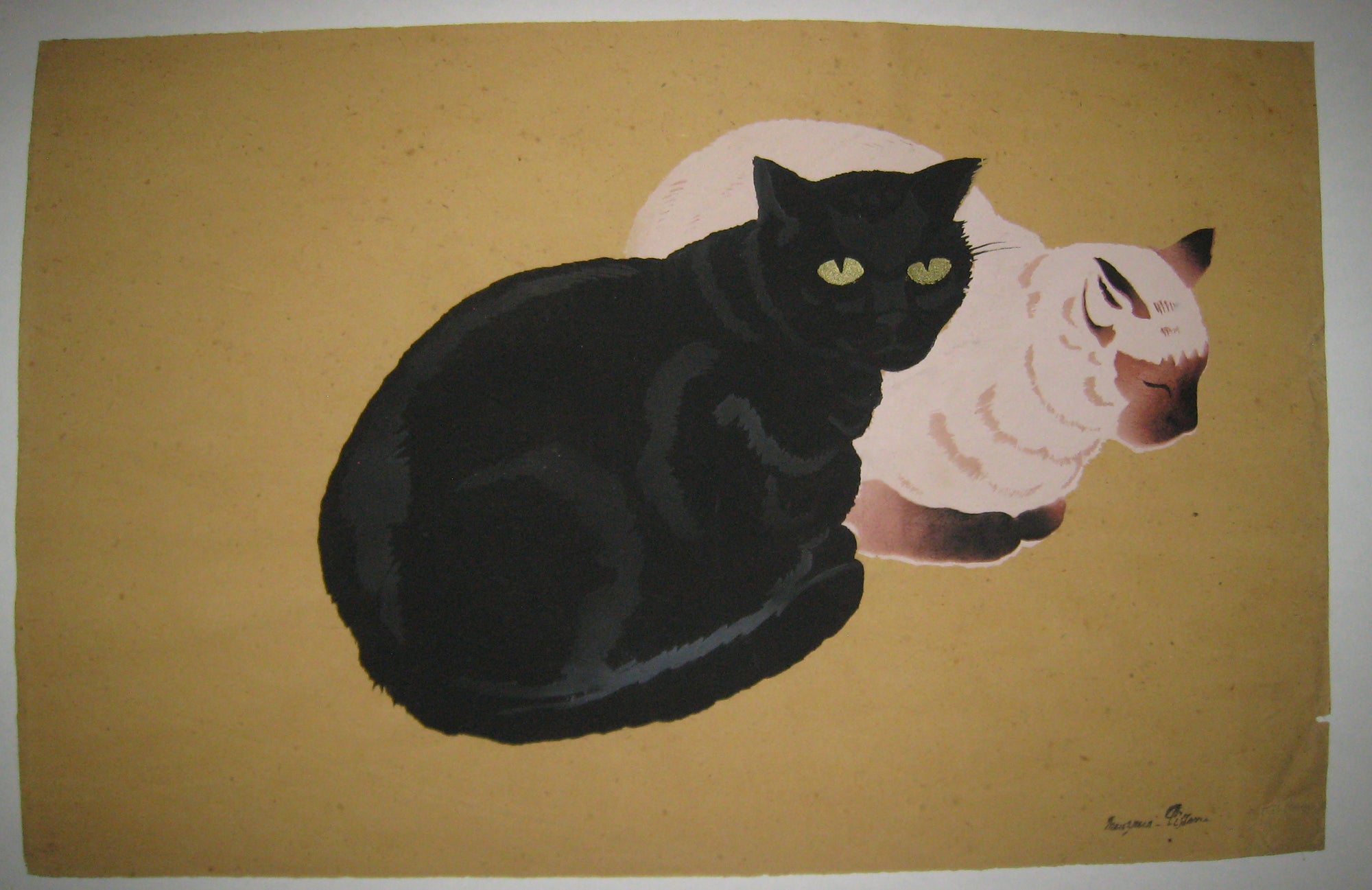 Les deux chats.