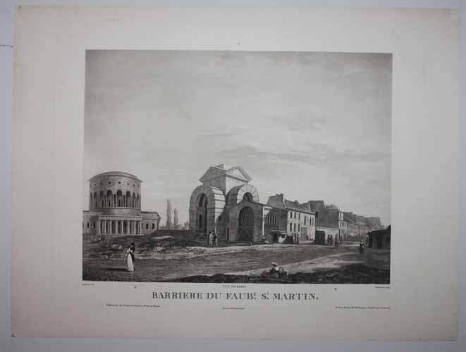 Vues de Paris: Les Barrières. c.