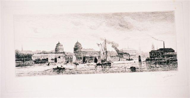 Gravesend, sur la Tamise.  1873.