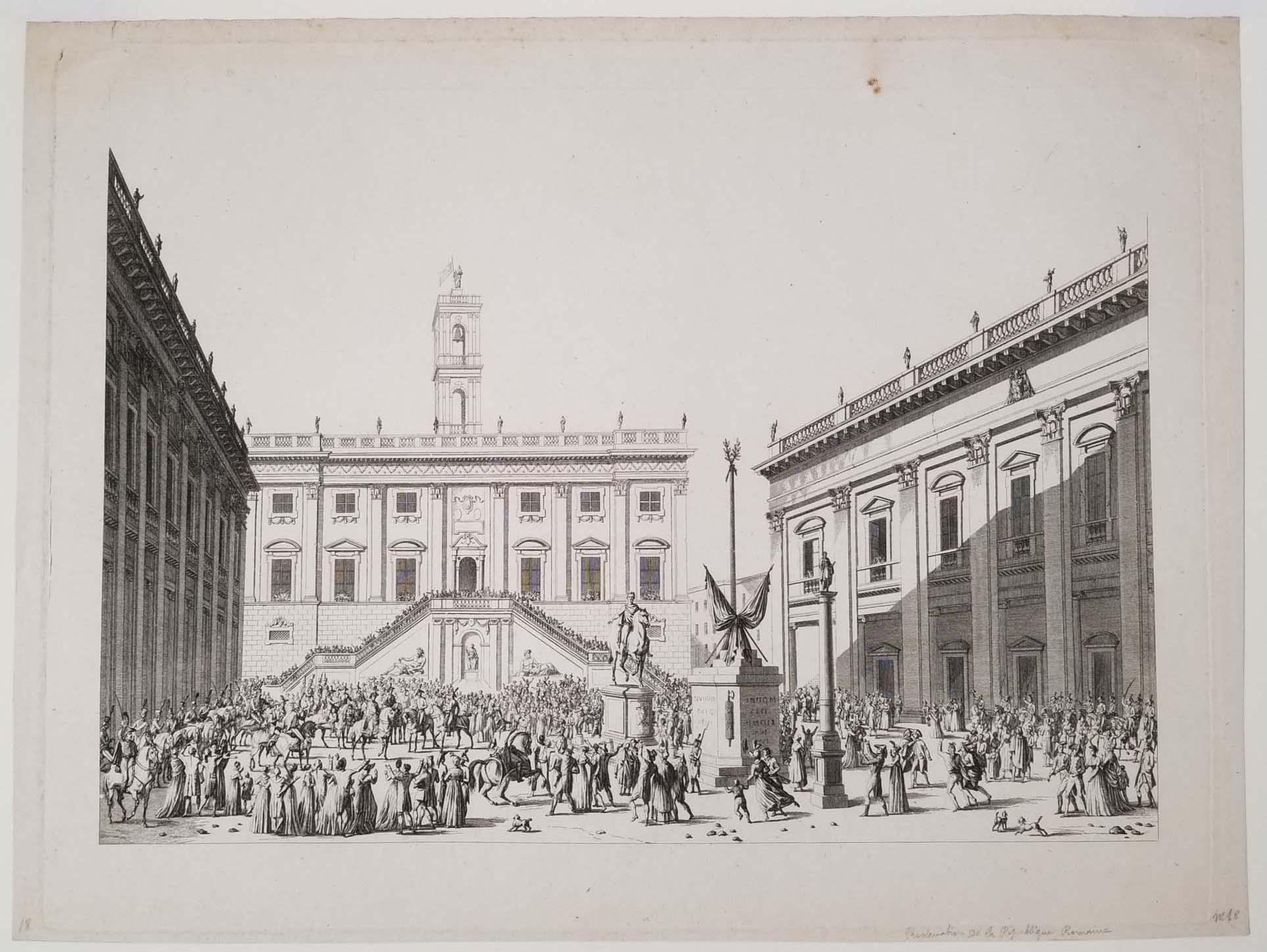 Proclamation de la République Romaine, le 27 pluviose, an VI (15 février 1798).