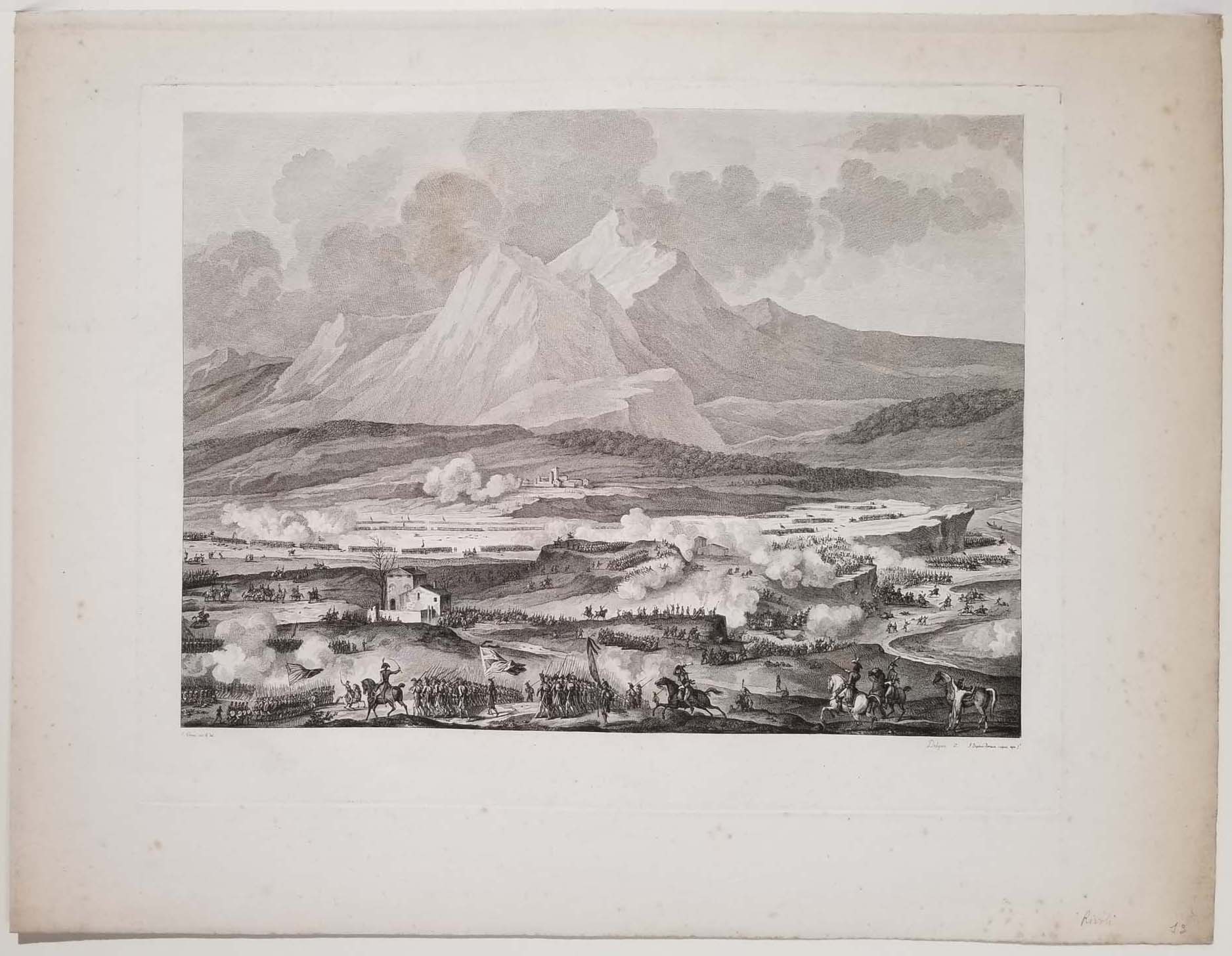 La Bataille de Rivoli. c.1799.