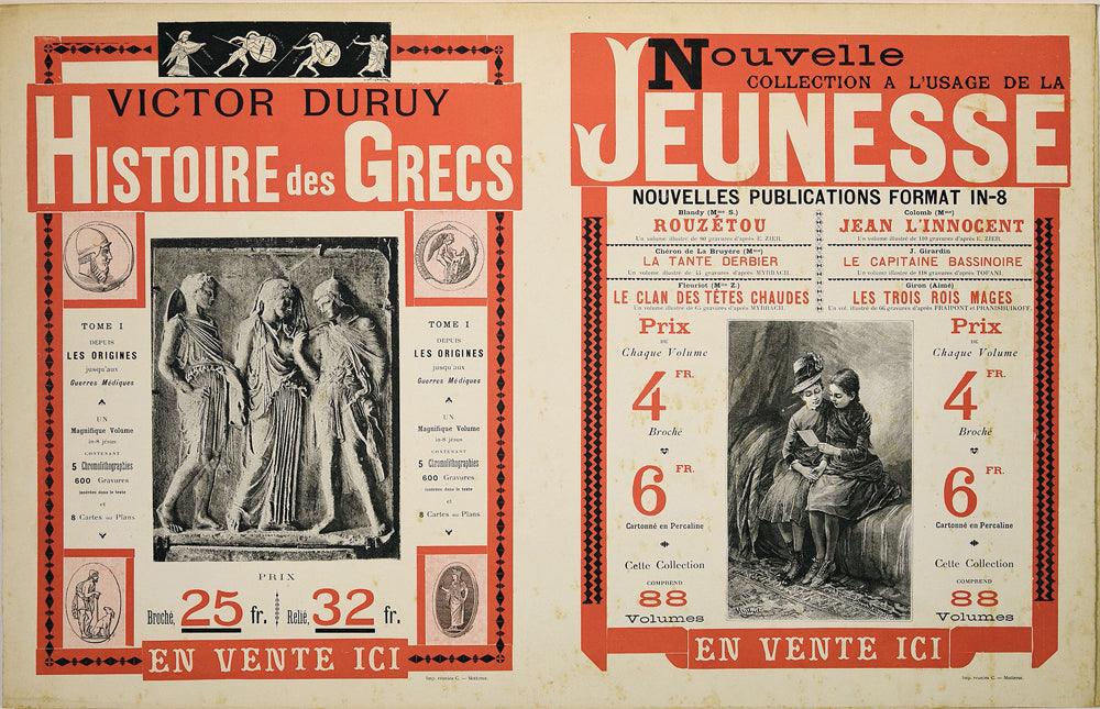 Affiches et affichettes de librairie, 1884-1889