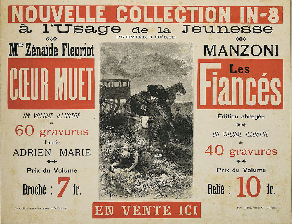 Affiches et affichettes de librairie, 1884-1889