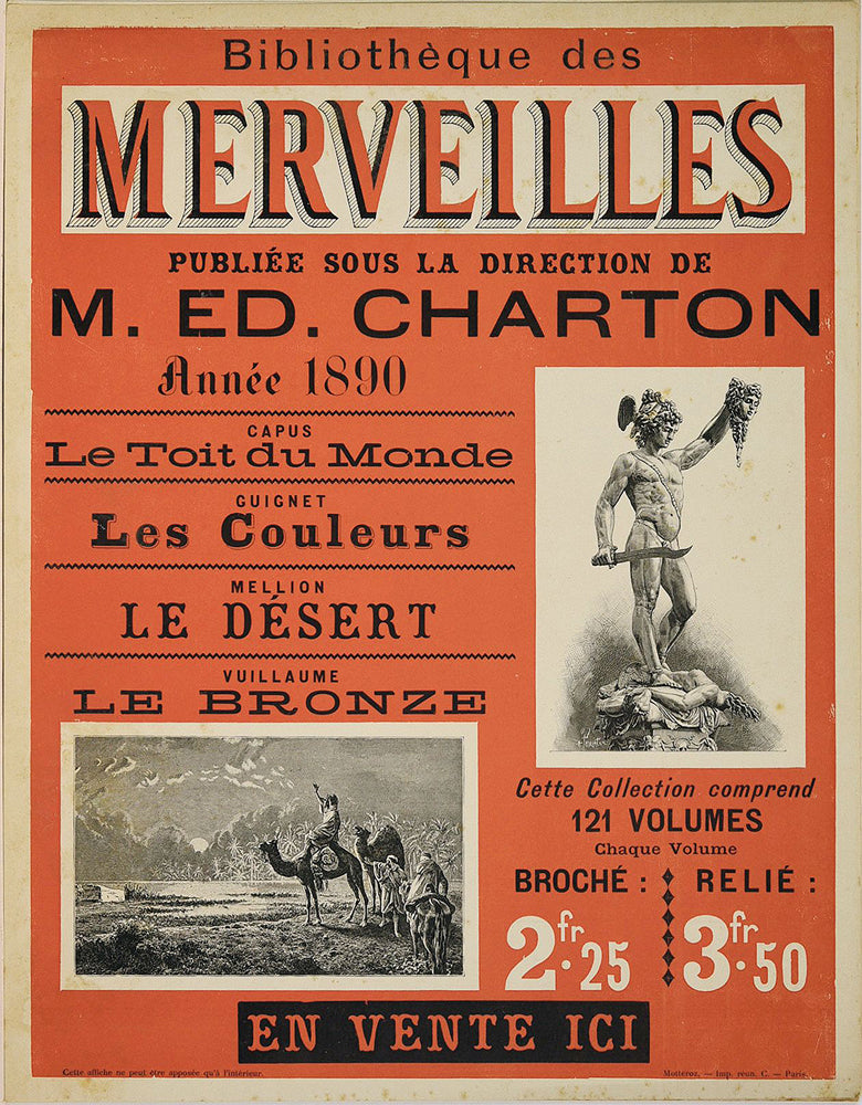 Affiches et affichettes de librairie, 1884-1889