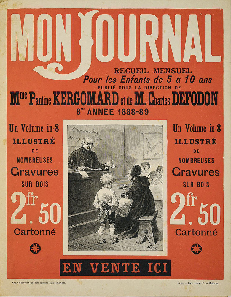 Affiches et affichettes de librairie, 1884-1889