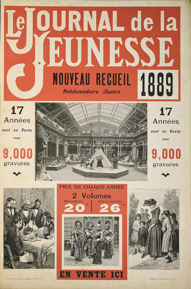 Affiches et affichettes de librairie, 1884-1889