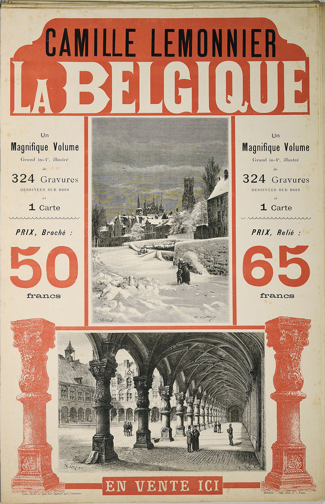 Affiches et affichettes de librairie, 1884-1889