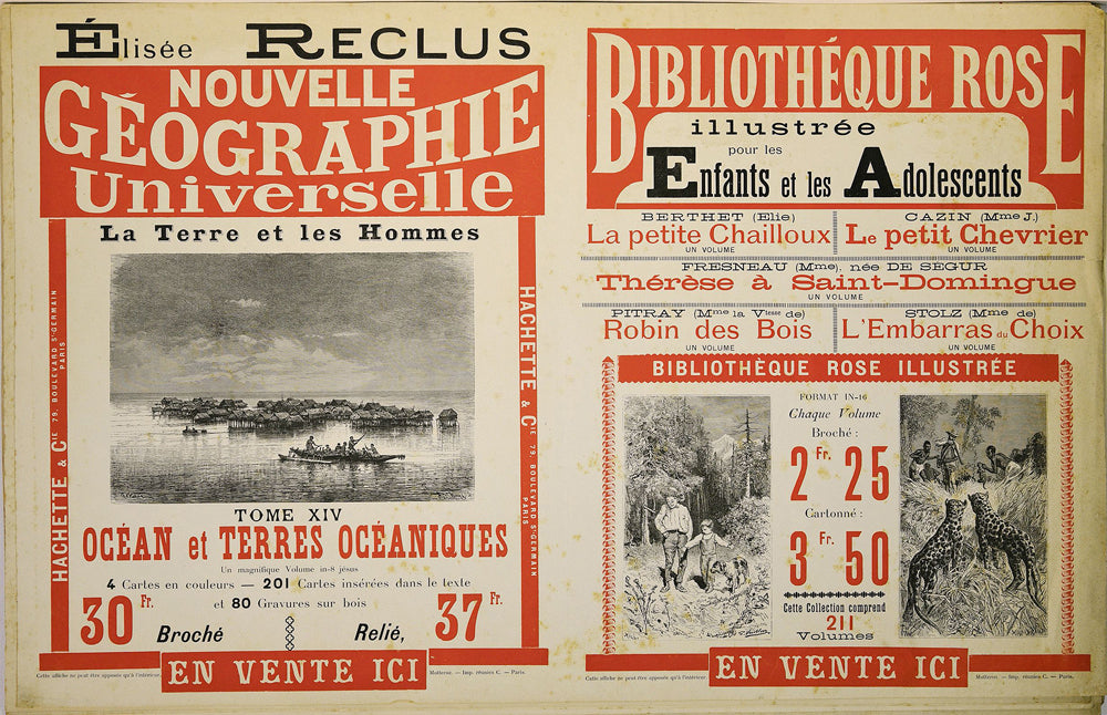 Affiches et affichettes de librairie, 1884-1889