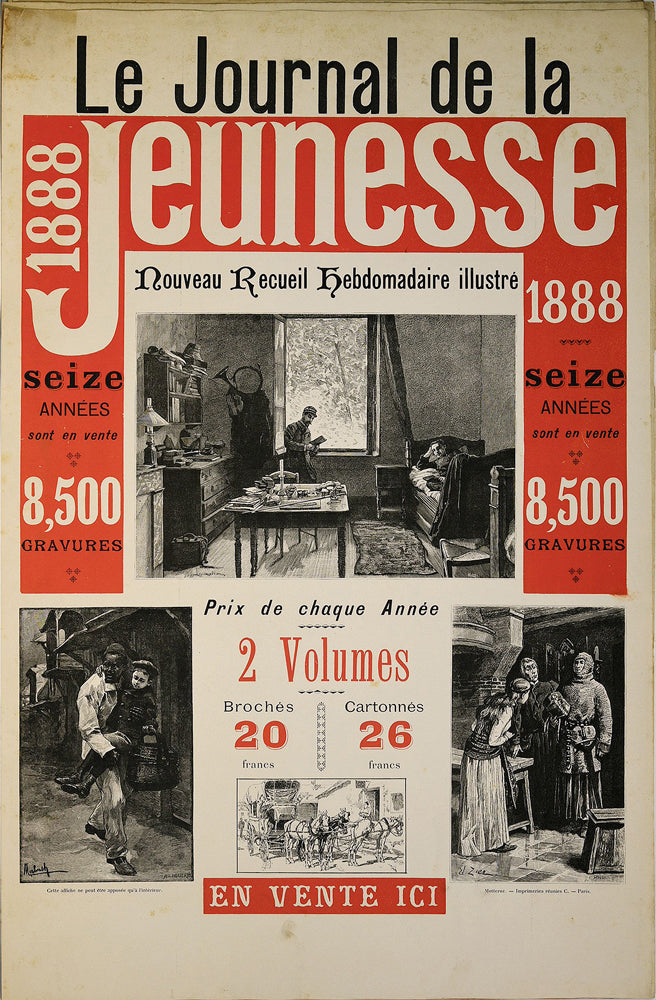 Affiches et affichettes de librairie, 1884-1889