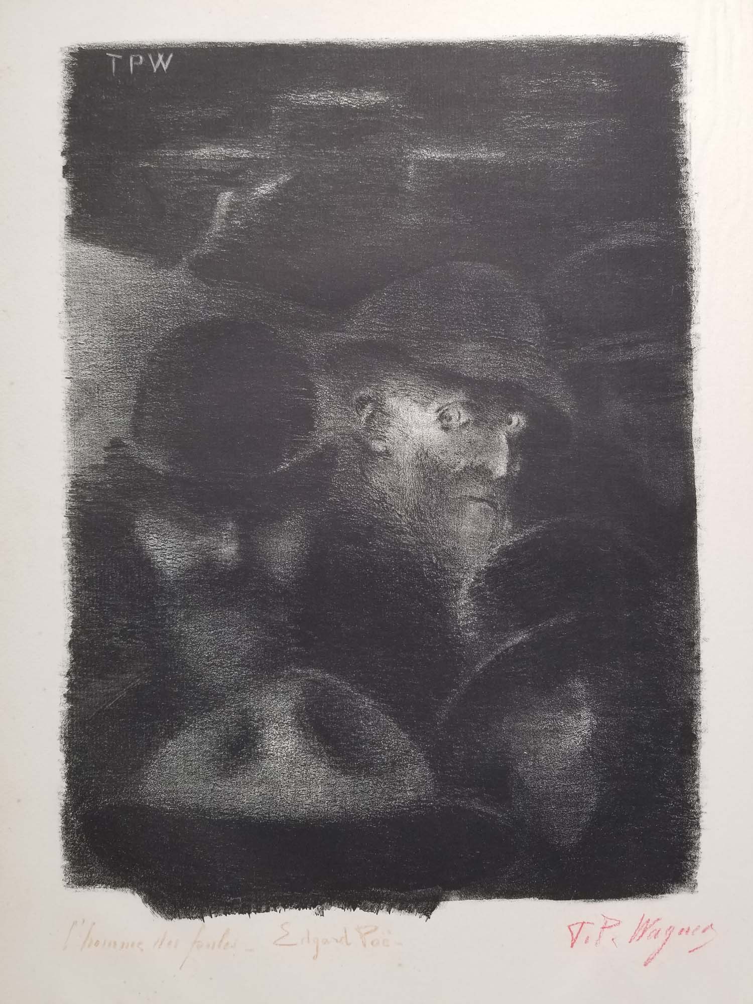 L'homme des foules - Edgard Poë.  c.1895.