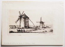 Charger l'image dans la galerie, Moulins à vent espagnols (Camps de Criptana).  1934.