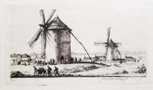 Charger l'image dans la galerie, Moulins à vent espagnols (Camps de Criptana).  1934.