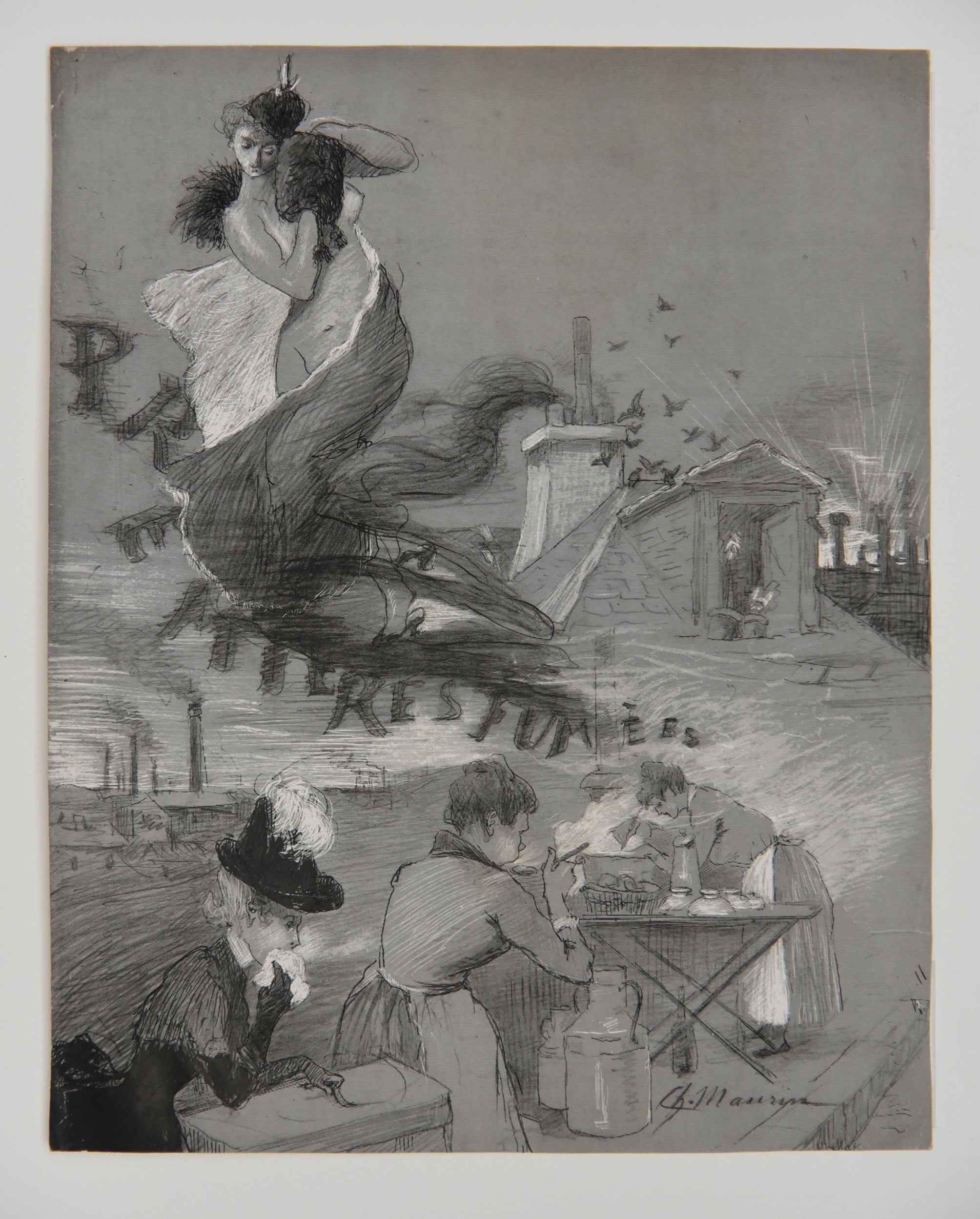Premières fumées.