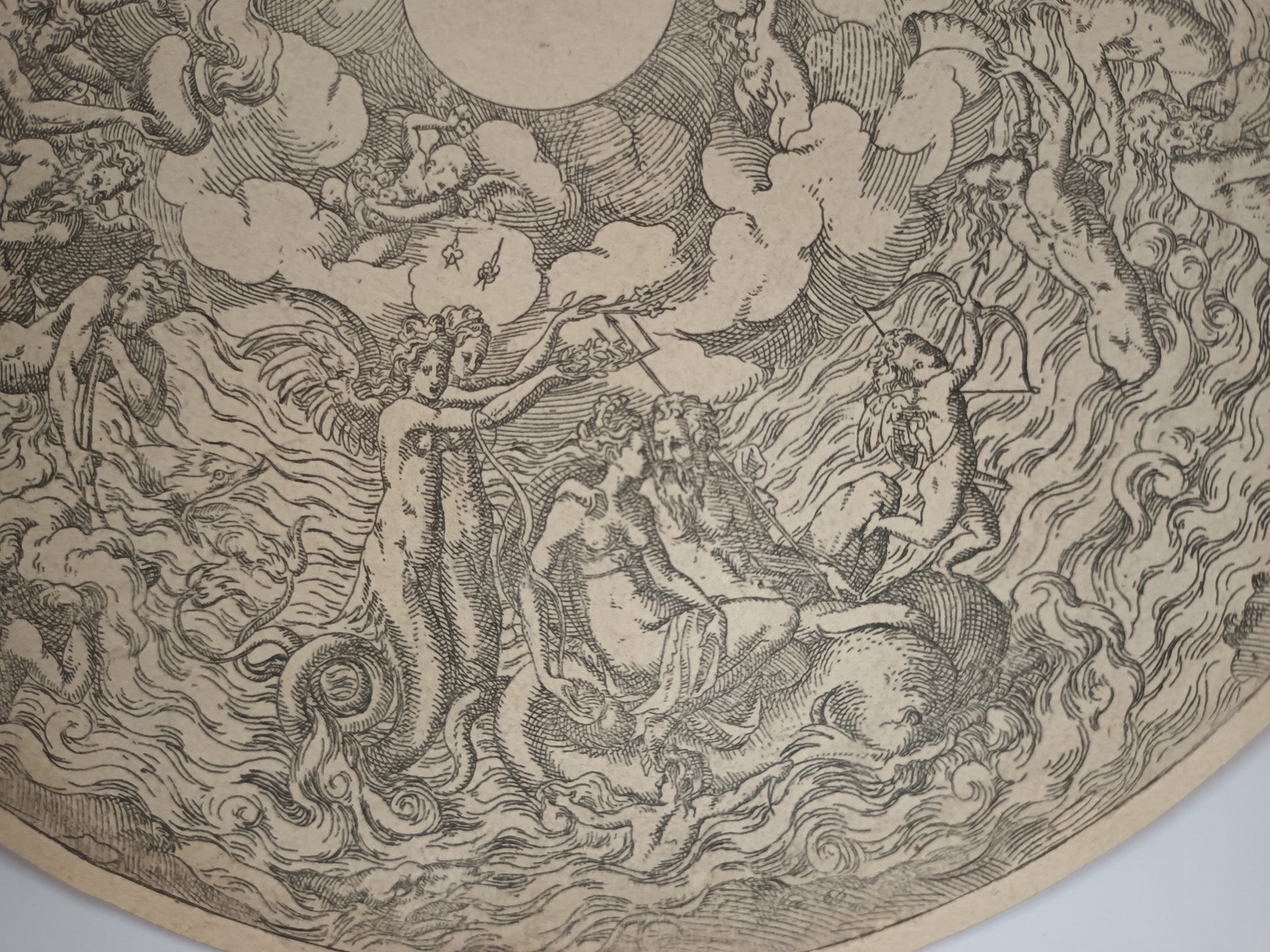 Le Triomphe de Neptune et d’Amphitrite. Peu avant 1546.
