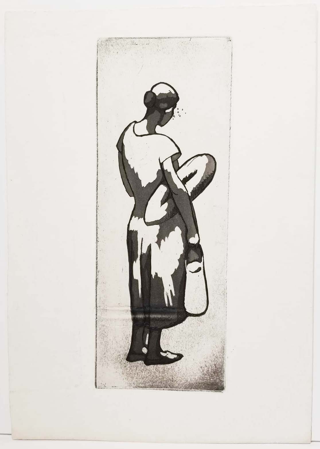 Femme revenant du marché, no. 1. 1927.