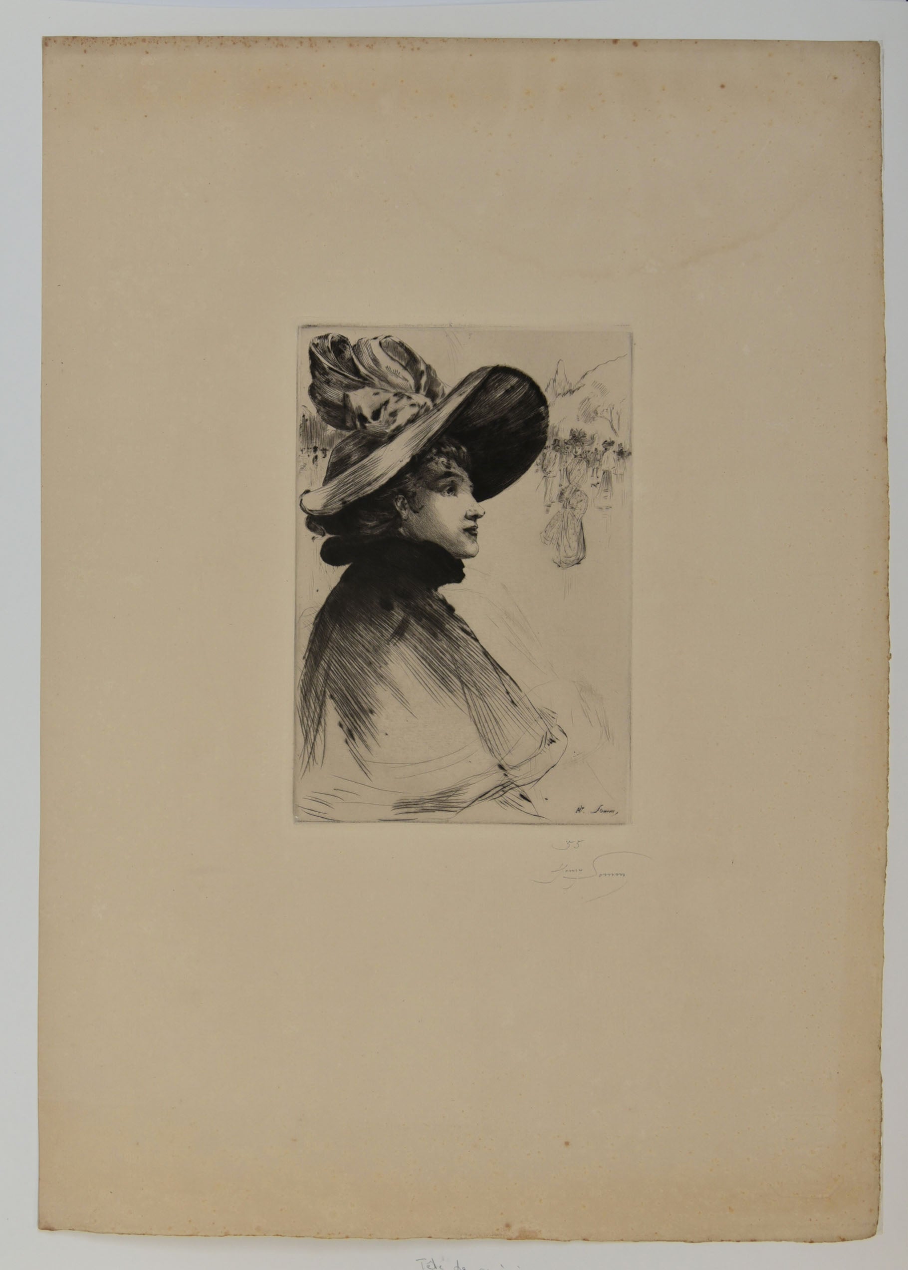 Tête de parisienne.