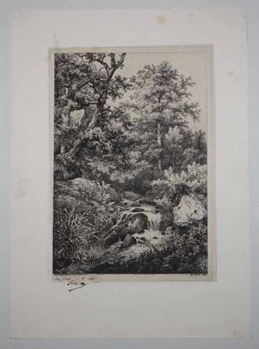 Le Ruisseau de Senlisse, près Dampierre. 1846.