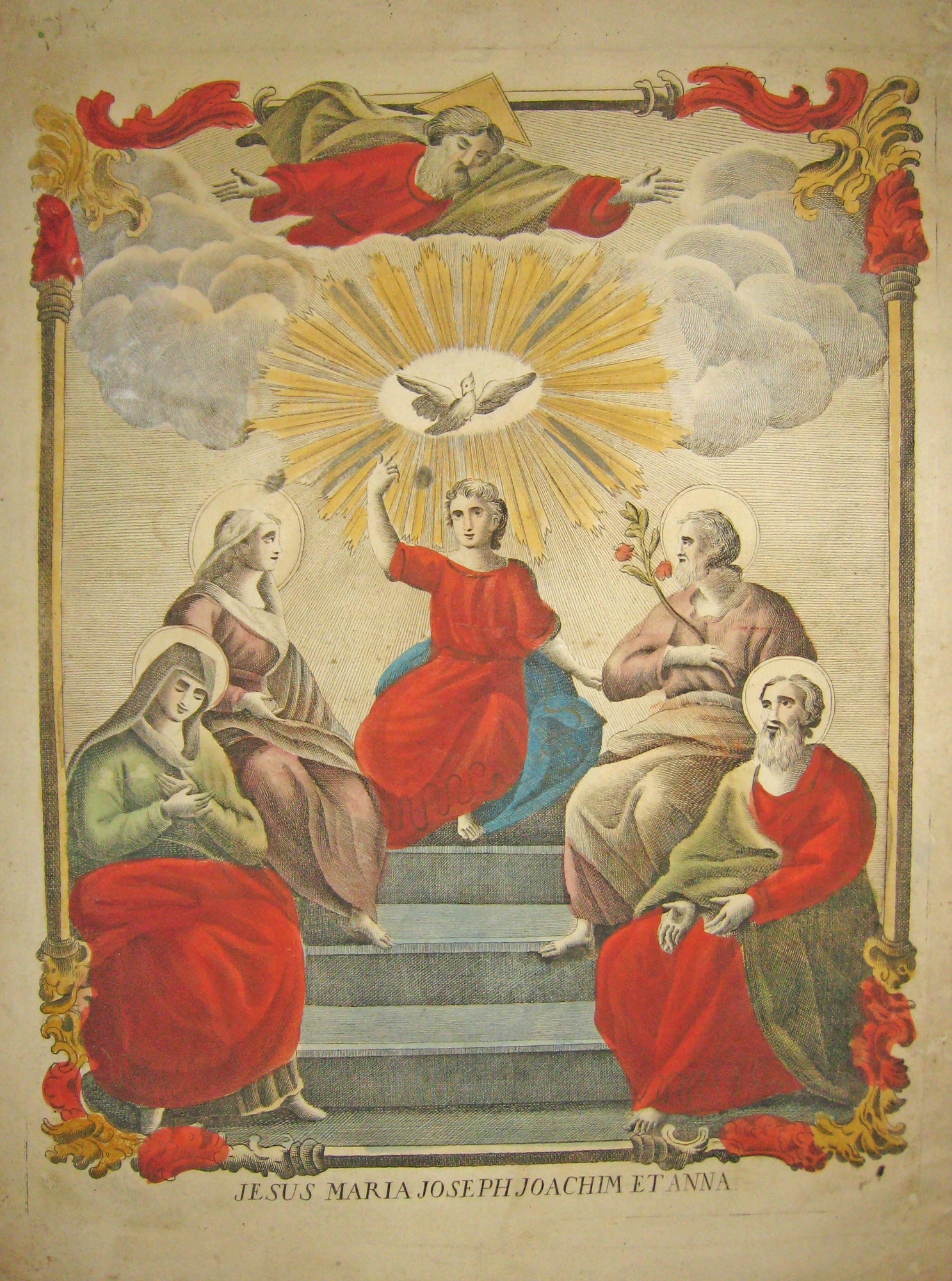 Jesus Maria Joseph Joachim et Anna.