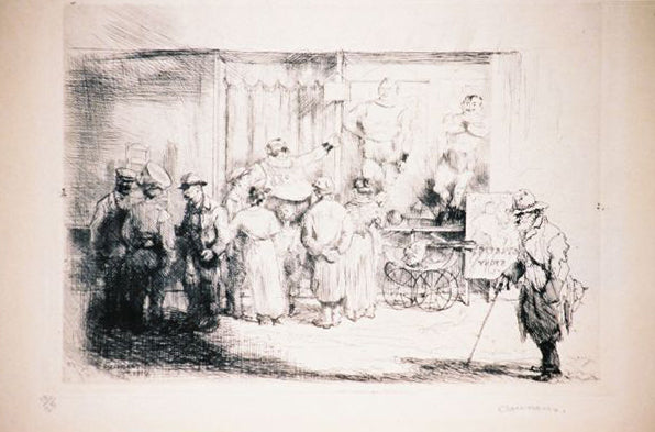 Les Athlètes de foire.  1914.