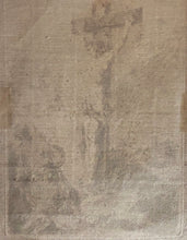 Charger l'image dans la galerie, Le Christ en croix et Marie-Madeleine agenouillée à droite.