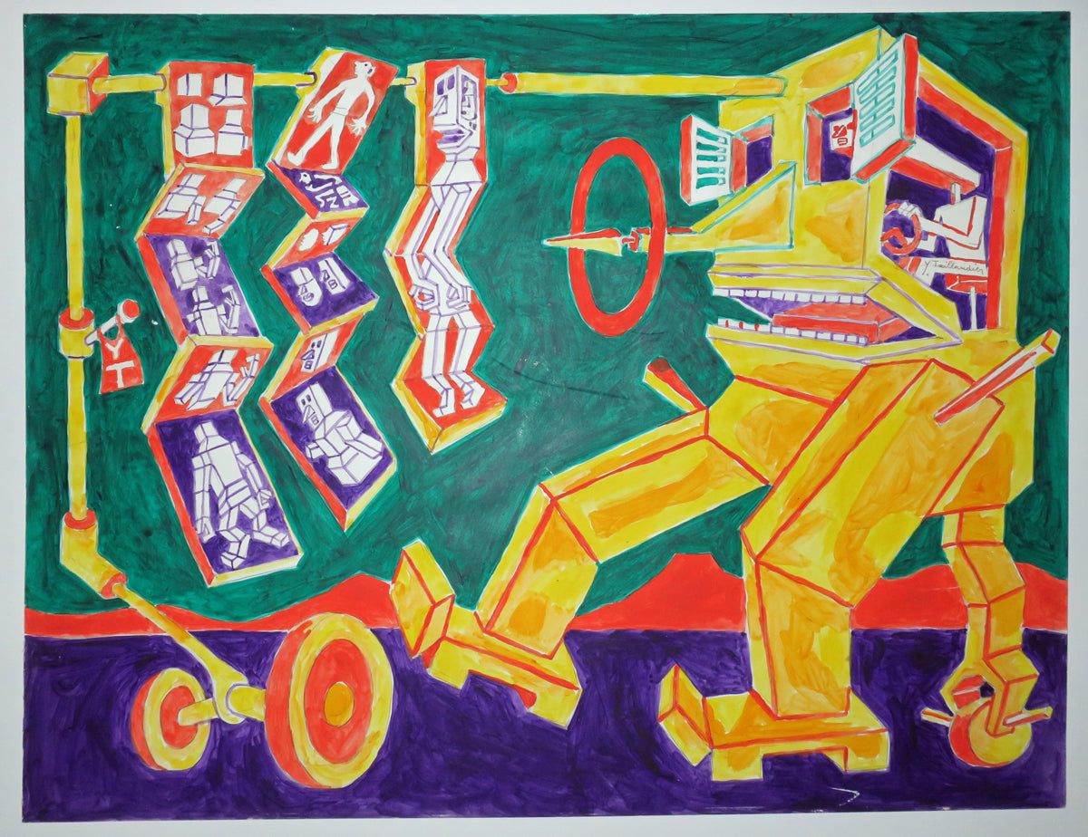 La vie d'un cube (Vie et Variation autour d'un Robot).