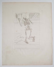 Charger l'image dans la galerie, Squelette vu par derrière, agenouillé. 1779.
