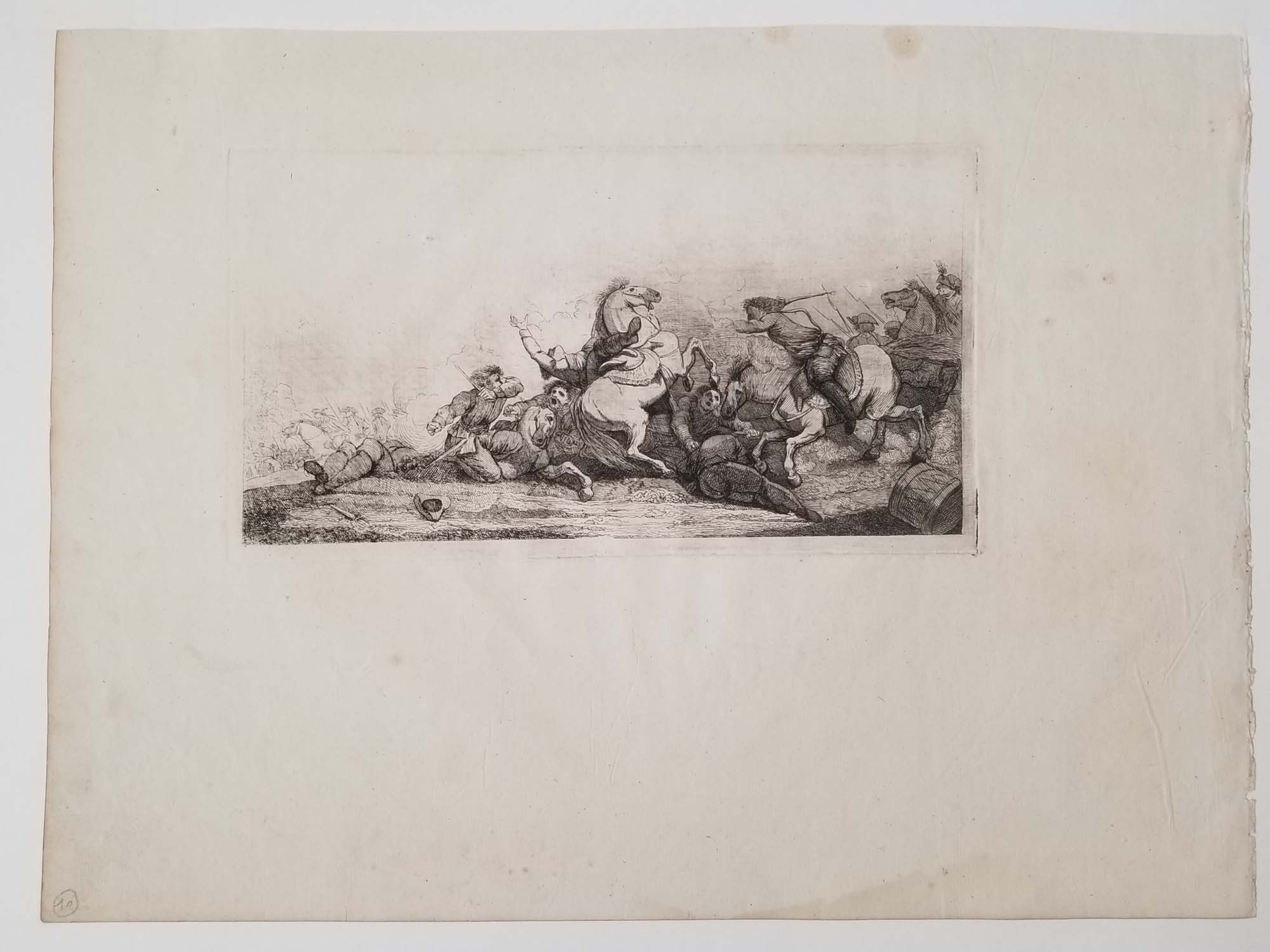 Bandeau, Combat de Cavaliers. 1779.