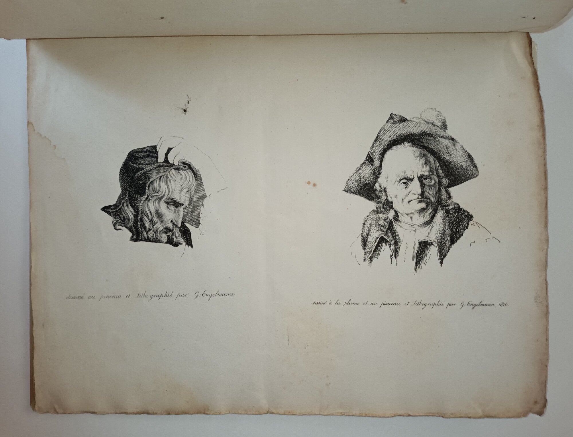 Recueil d’essais lithographiques, dans les différents genres de dessins tels que manière de crayon, de la plume, du pinceau et de Lavis