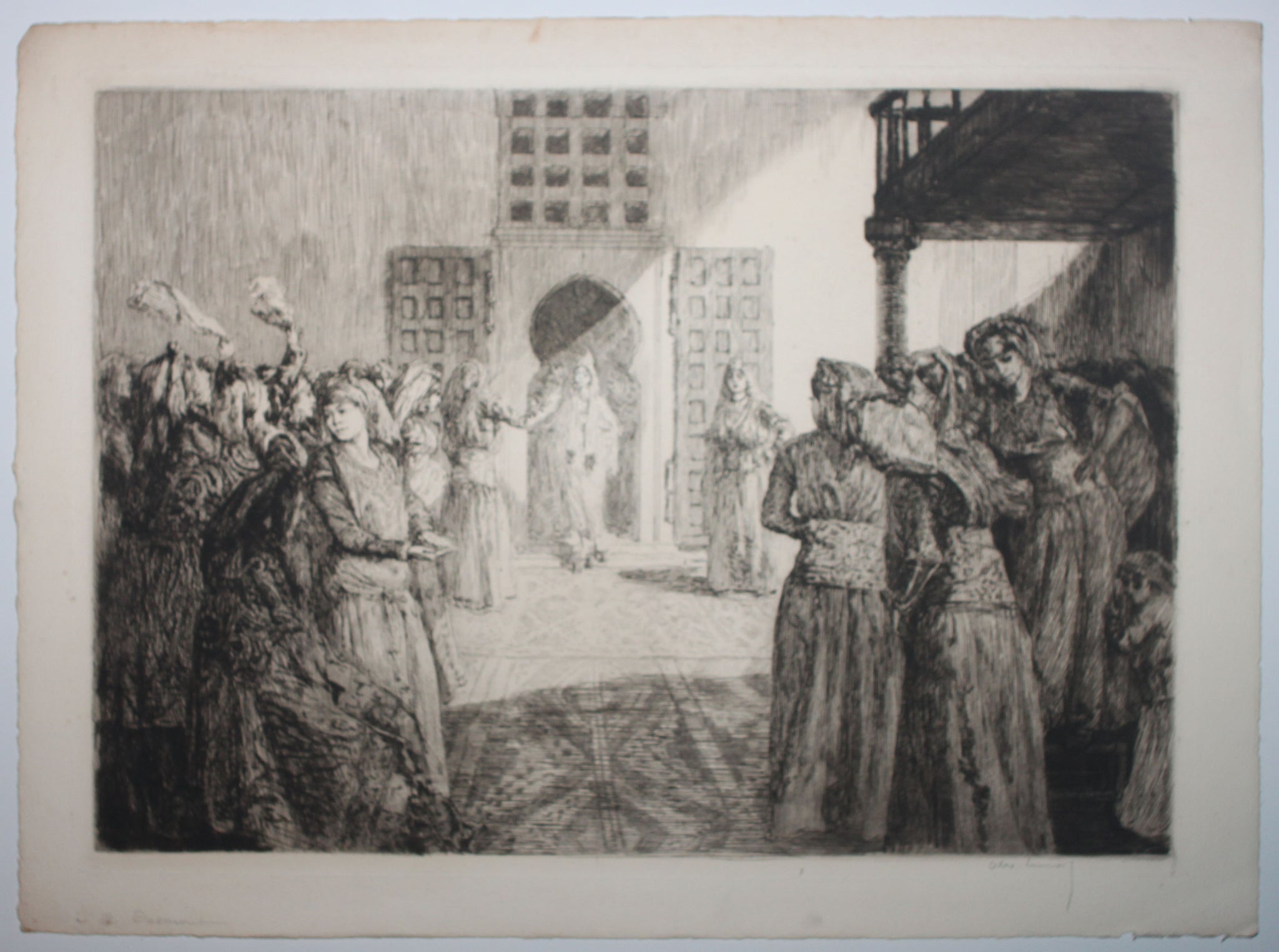 Intérieur de Harem, Réception de la nouvelle.
