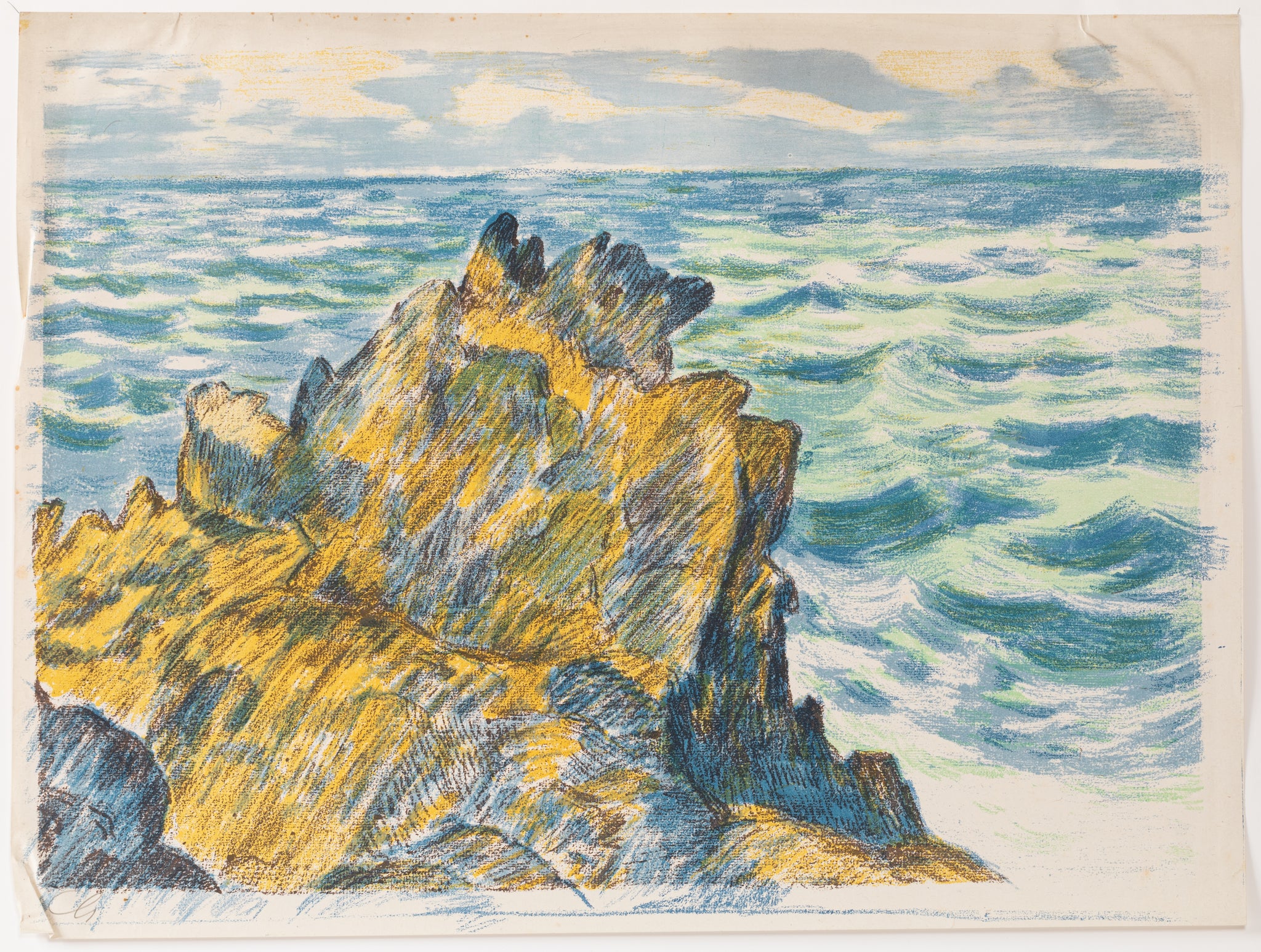 Les rochers rouges.  1896.