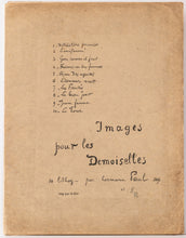 Charger l'image dans la galerie, Images pour les Demoiselles, 10 lithographies par Hermann-Paul.  1896.