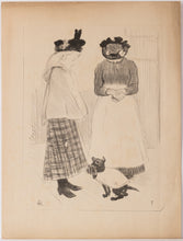 Charger l'image dans la galerie, Images pour les Demoiselles, 10 lithographies par Hermann-Paul.  1896.
