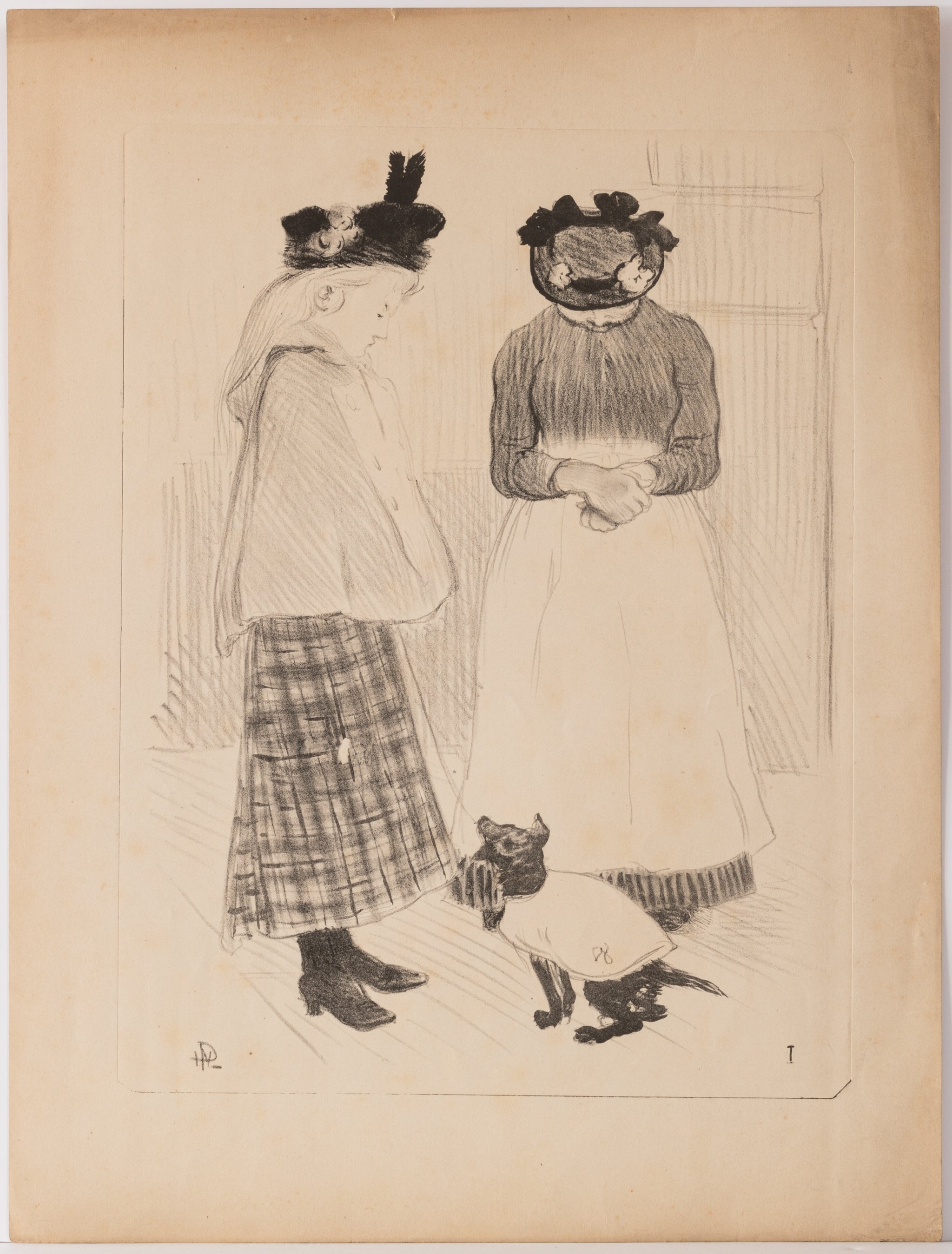 Images pour les Demoiselles, 10 lithographies par Hermann-Paul. 1896.