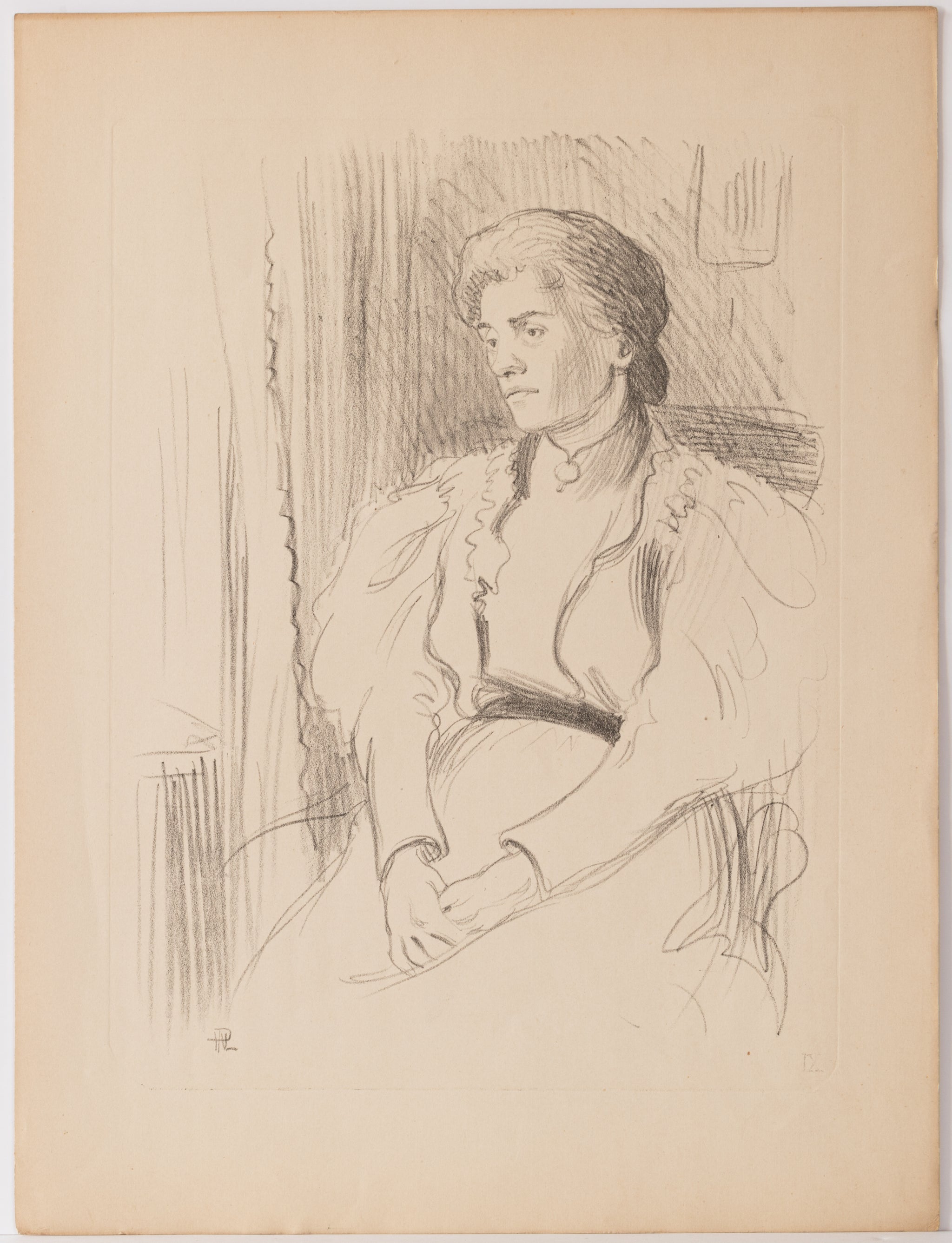 Images pour les Demoiselles, 10 lithographies par Hermann-Paul. 1896.