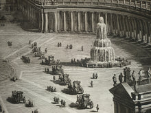 Charger l'image dans la galerie, Deux vues monumentales de la Basilique Saint-Pierre de Rome. 1774-1775