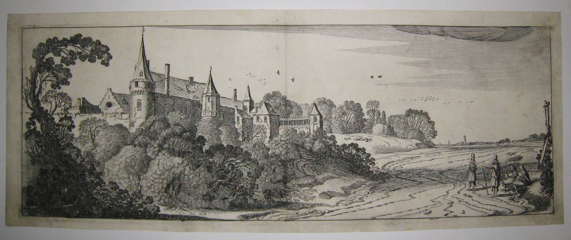 Paysage, Château.
