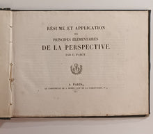 Charger l'image dans la galerie, Résumé et application des principes élémentaires de la perspective.1822.