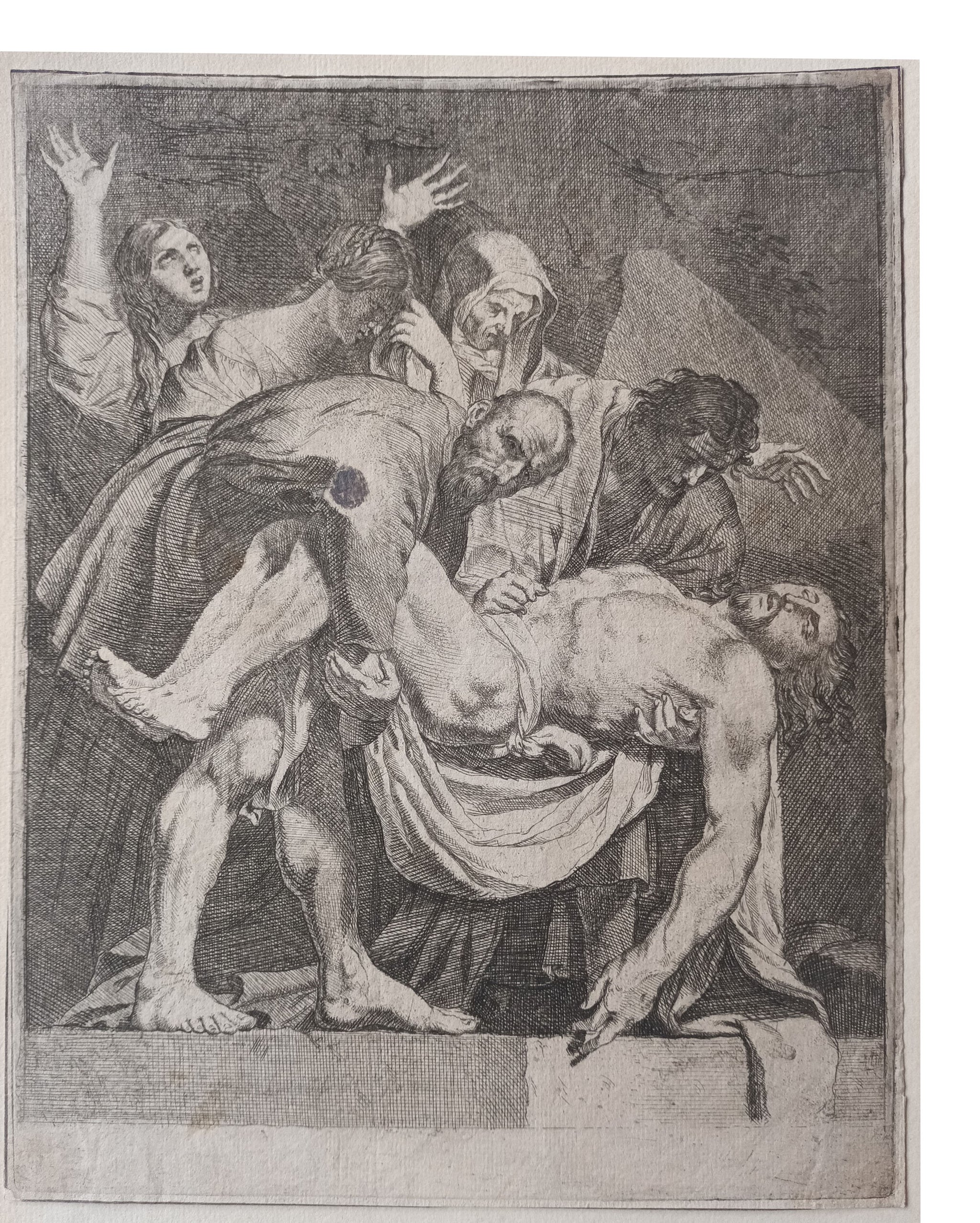 La Mise au tombeau. Vers 1610-1630.