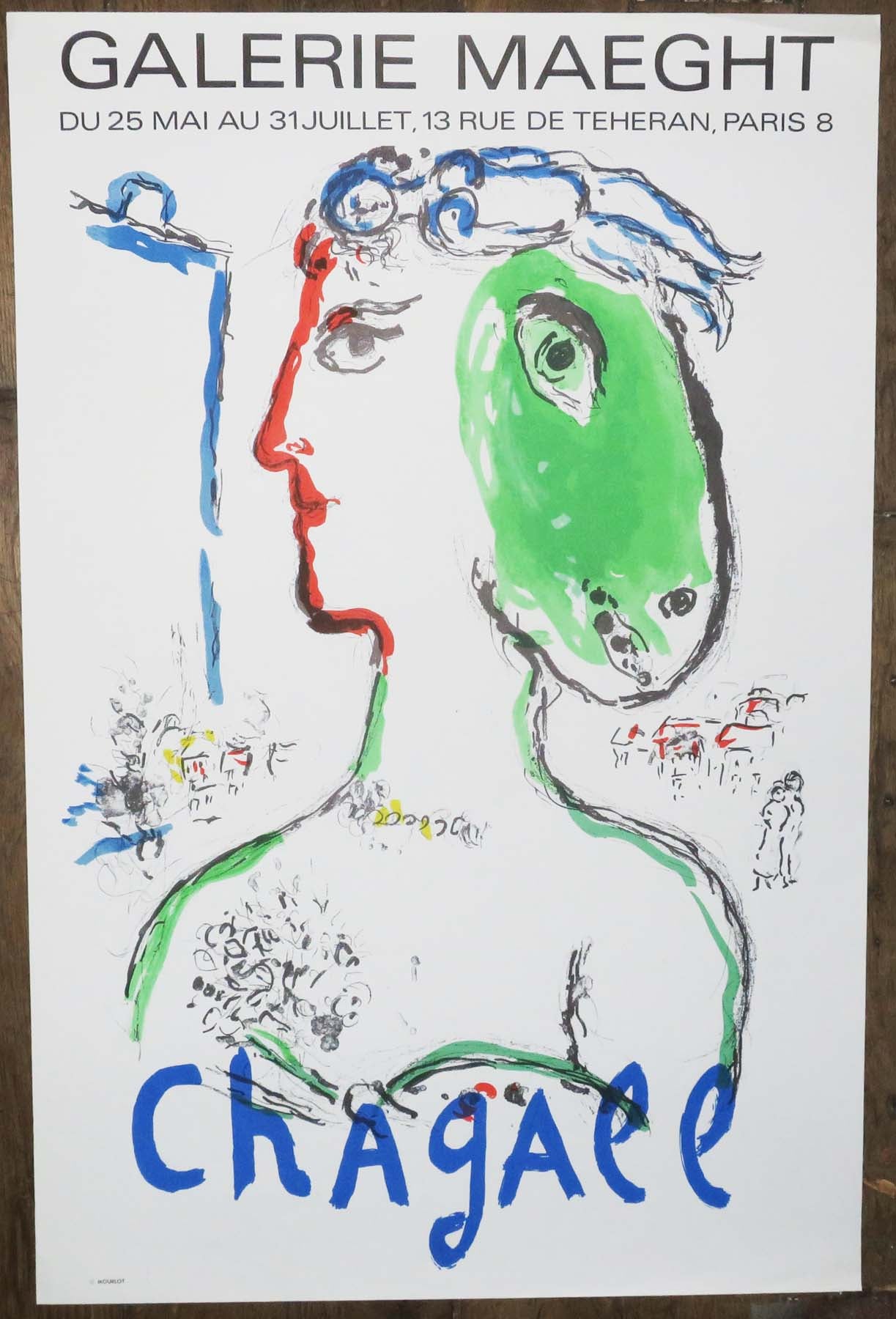 Affiche d'Exposition pour la Galerie Maeght.