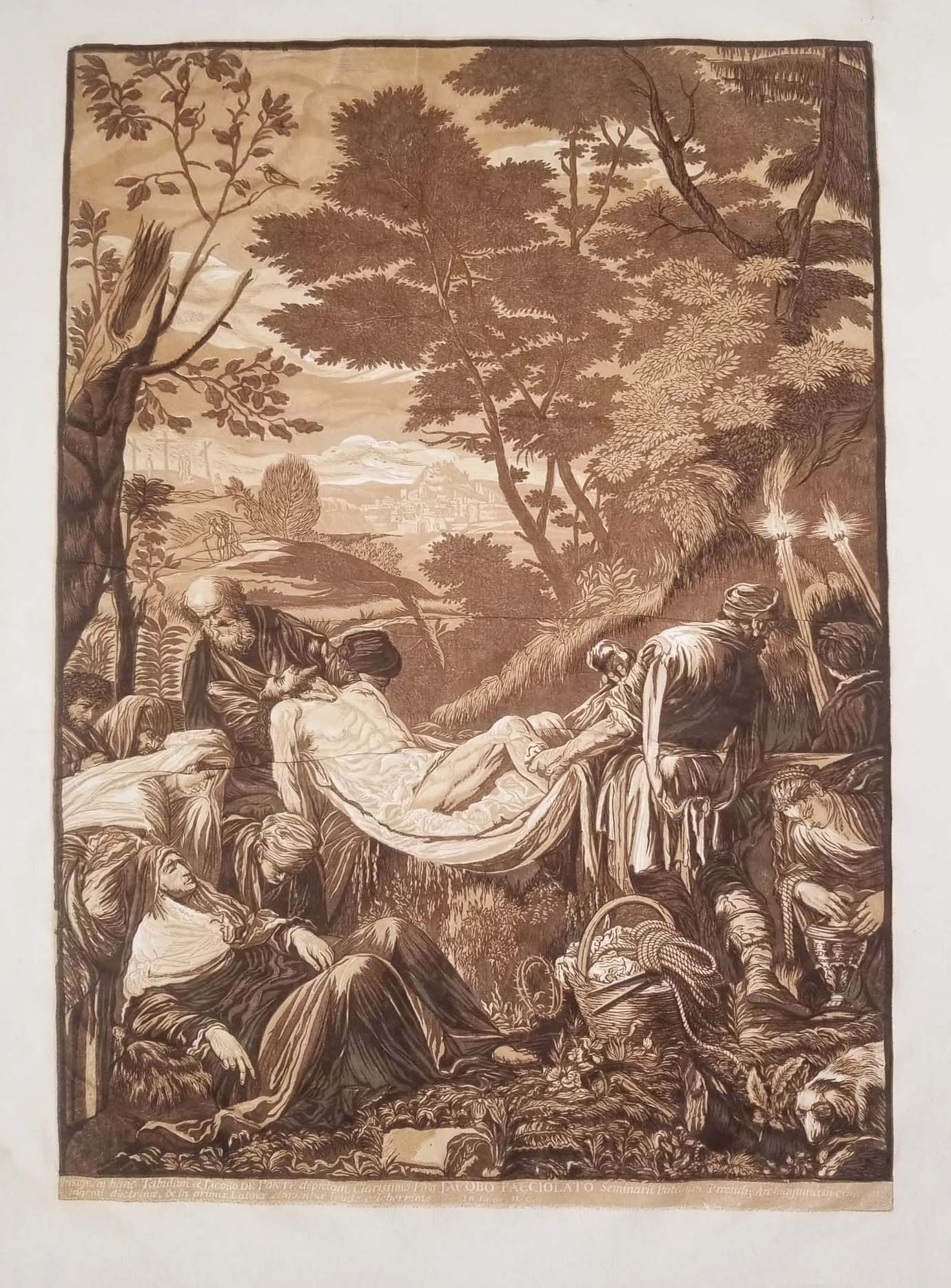 La mise au tombeau. 1739.
