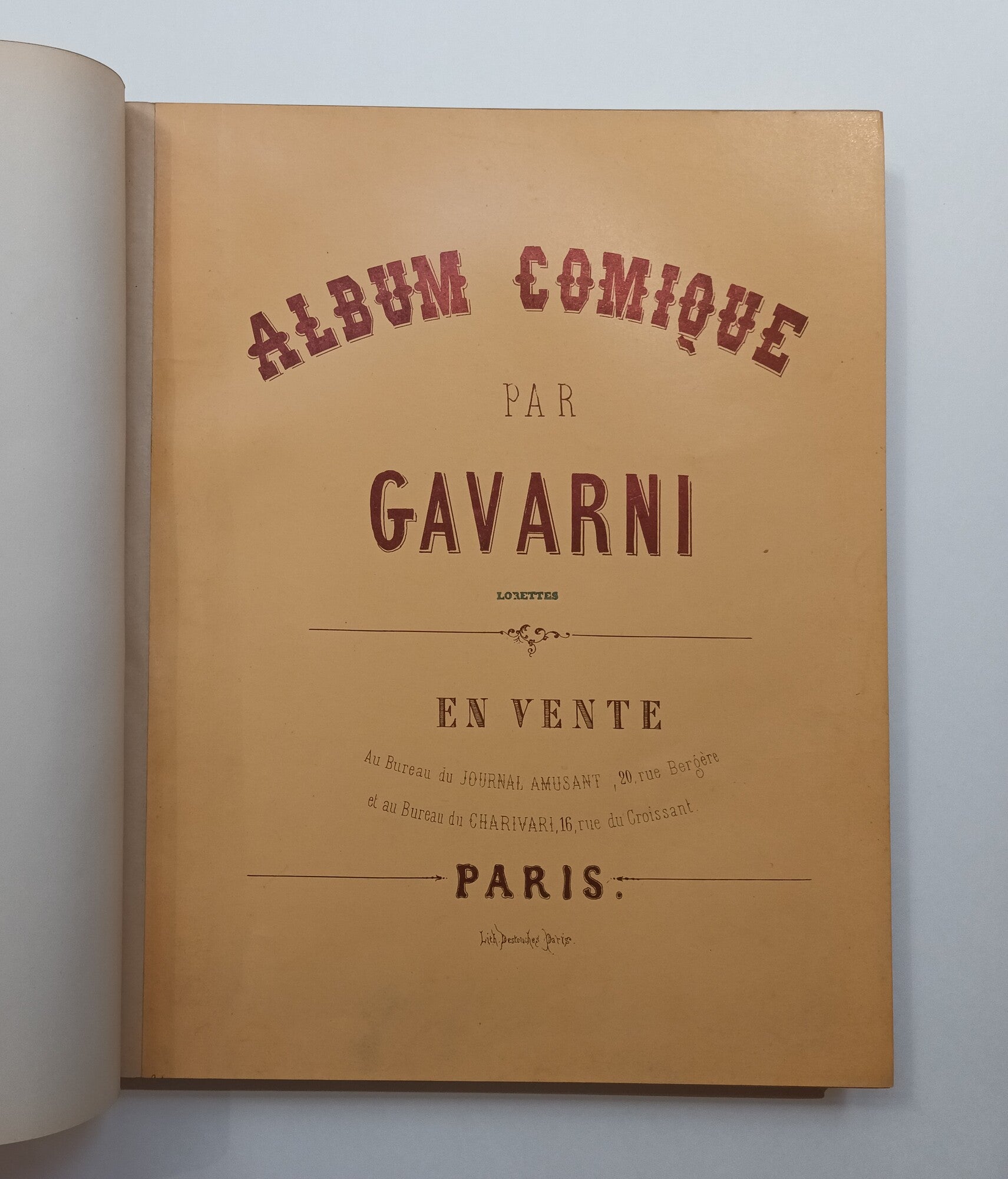 Album Comique. Les Lorettes.