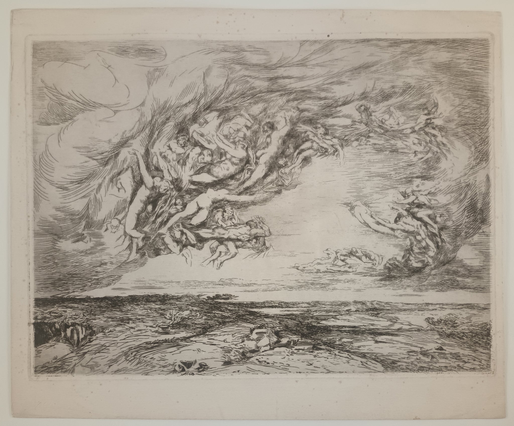 Le Choléra sur Paris. 1865.