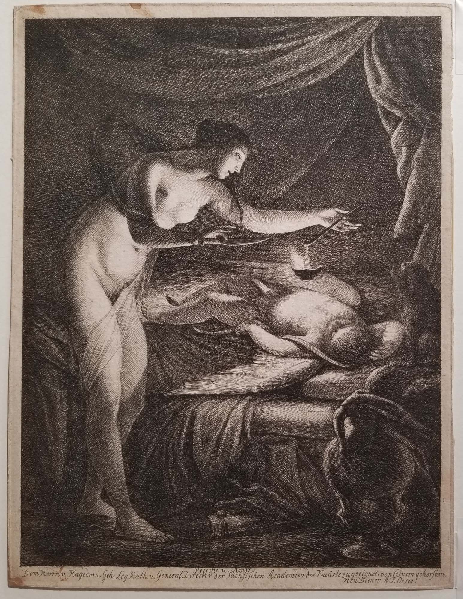 Psyché et l'Amour. 1770-1780.