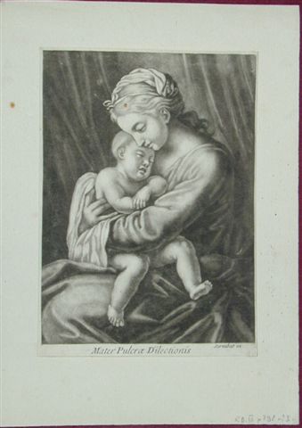 La Vierge et l'Enfant Jésus.